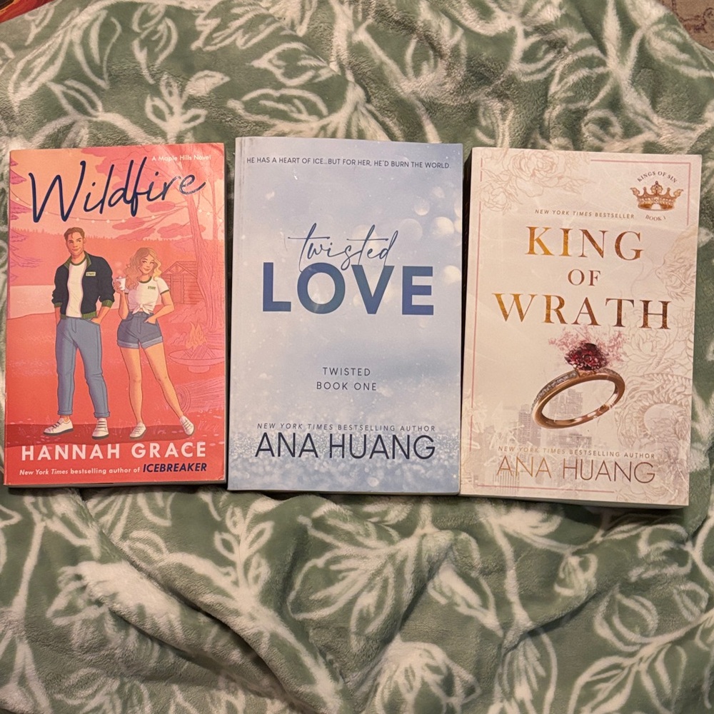 Boxed Set: Wildfire, Twisted Love, King of Wrath - Pink, Blue, Cream Covers